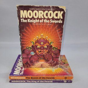 Michael Moorcock Corum 1970s Vintage 4 Book Lot Mayflower Paperback
